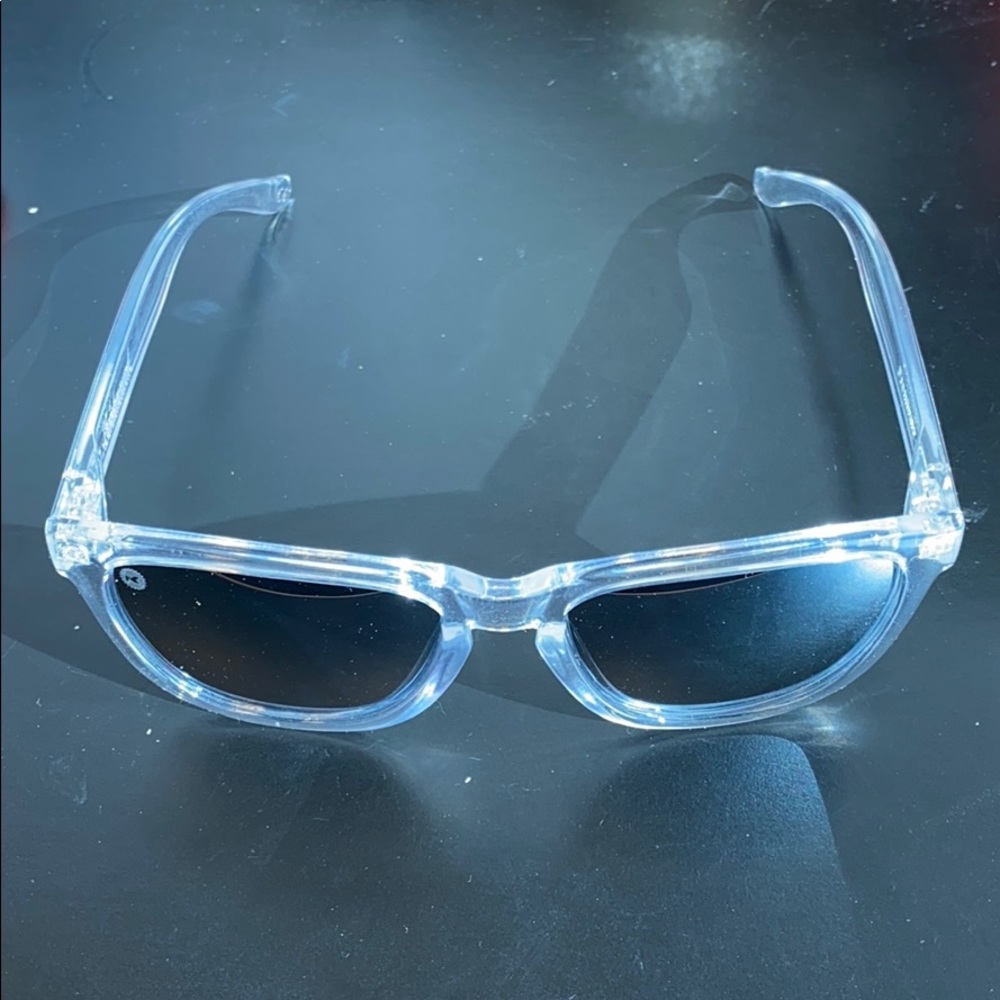 Knockaround Polarized Sunglasses (Clear/Gunmetal)